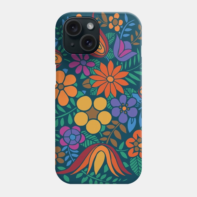 Another Floral Retro Phone Case by zeljkica