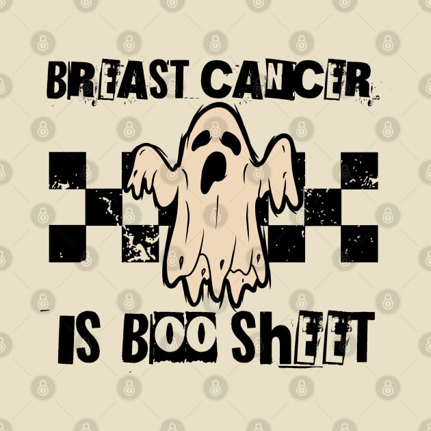Breast Cancer Is Boo Sheet Halloween Breast Cancer Awareness Funny by Mas To