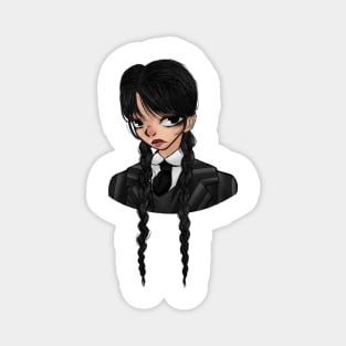 Wednesday Addams Netflix Magnet