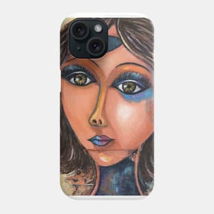 Woman's portrait Phone Case