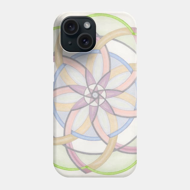 "Intuition" Alignment Mandala Phone Case by Circle Vibes