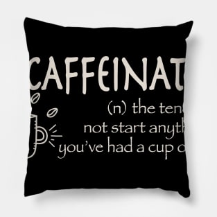 Procaffeinating Pillow