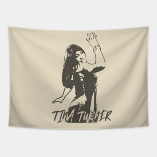 Queen of Rock n Roll, tina turner young retro vintage Tapestry