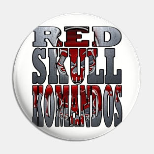 Red Skull Pin