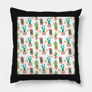 watercolour cactus Pillow