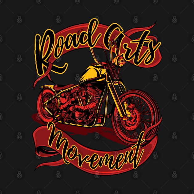 Road arts movement, old school bike, custome bike, Arts on the road by Lekrock Shop