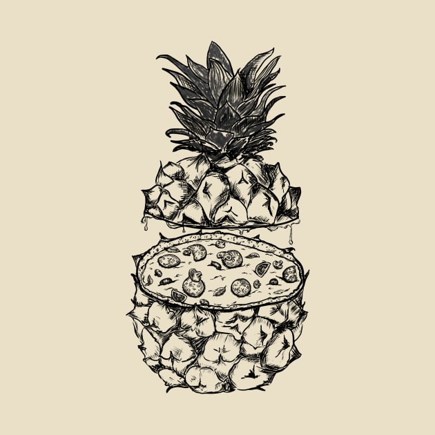 Pizza on Pineapple by Marouk