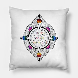 Compass Doodle Pillow