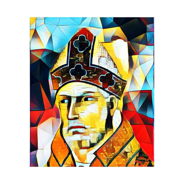 St. Augustine Abstract Portrait | St. Augustine Artwork 2 by JustLit