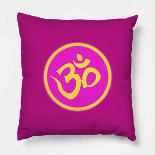 Om Spiritual Awareness Meditation Yoga Pillow