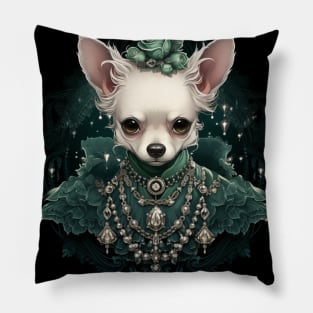 Victorian Chihuahua Pillow