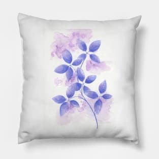 Purple Leaves Pillow