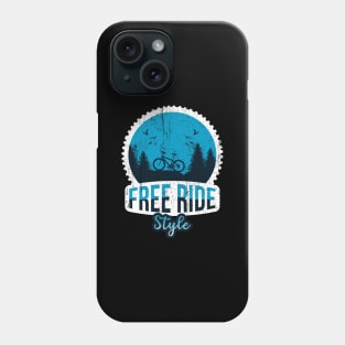 Free Ride Style Bicycle Design With Nature Sky Phone Case