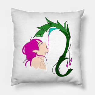 Copy of Elf drinking from a flower Pillow