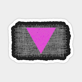Pink Triangle Magnet