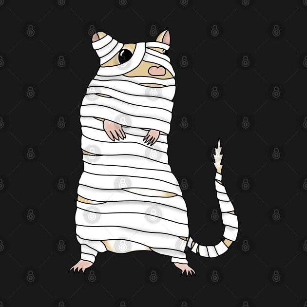 Gerbil Mummy (cute golden gerbil Halloween costume) by Becky-Marie