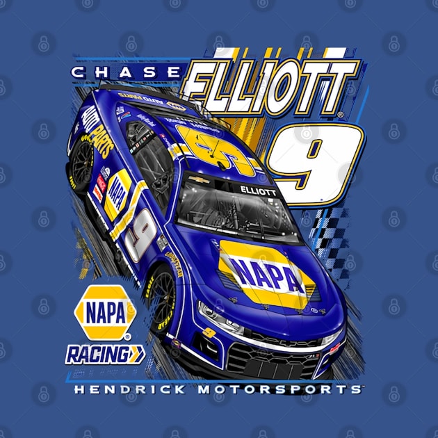 Chase Elliott Royal Car by ganisfarhan