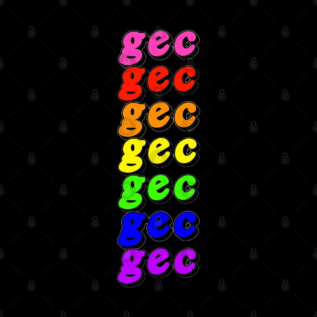 100 Gecs Rainbow by Caring is Cool