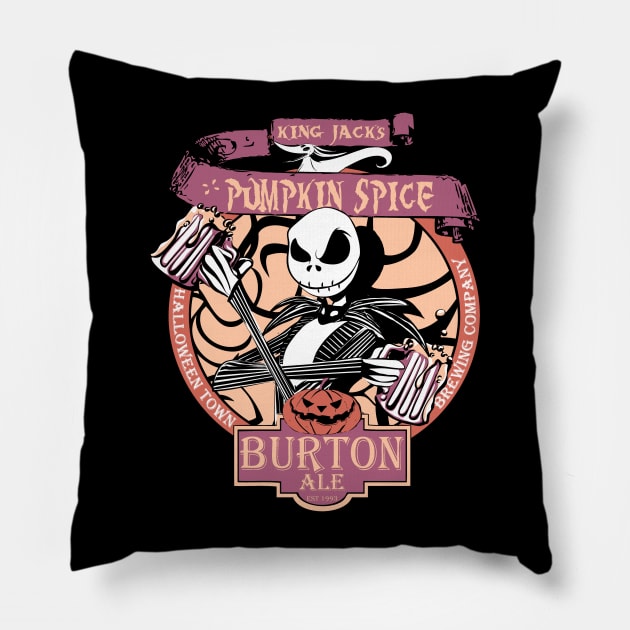 Pumpkin Spice Pillow by evilbyzac