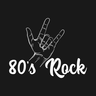 1980s Rock Men Woman T-Shirt