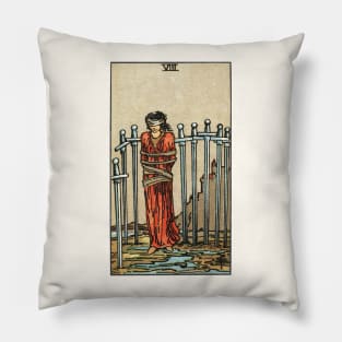 EIGHT OF SWORDS Pillow