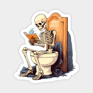 Skeleton Final Reading Magnet