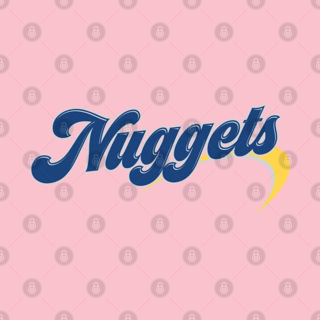 Vintage Nuggets Aesthetic Funny Retro Chicken Streetwear by dewinpal