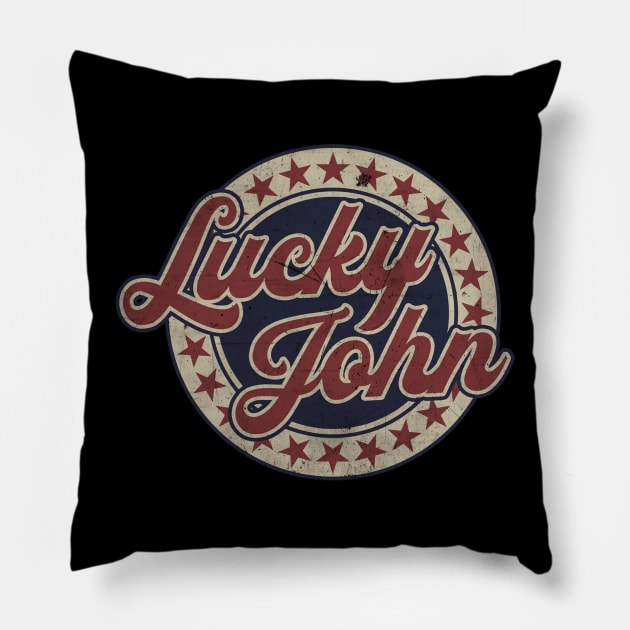 Lucky John (vintage) Pillow by NEFT PROJECT