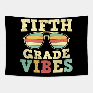 Back to School 5th Grade Vibes Tapestry