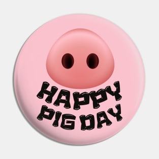 National Pig Day Pin