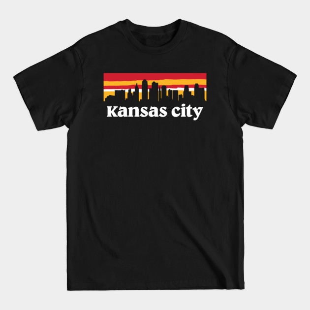 Disover Kansas City Skyline - Kansas City - T-Shirt