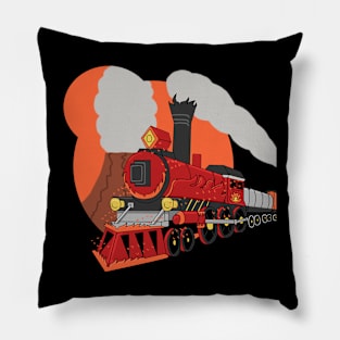 The Flame Express Pillow