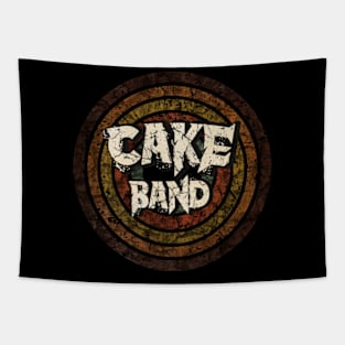 cake vintage design on top Tapestry