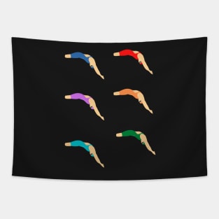 Diving Sticker Pack Tapestry