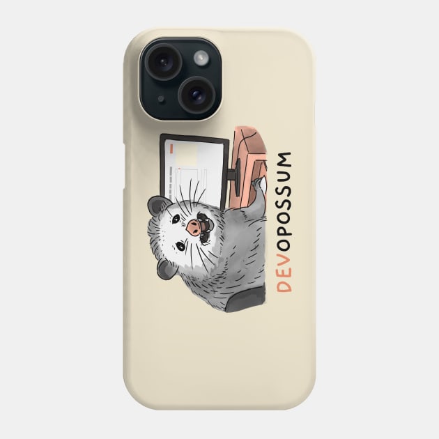 Devopossum - devops opossum Phone Case by SashaShuba