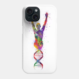 Human DNA Colorful Watercolor Genetics Gift Phone Case