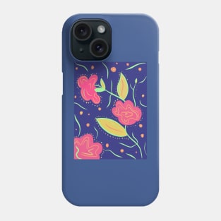 Abstract flowers Phone Case