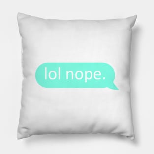 VSCO Text Bubble Pillow