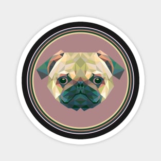 Pug Puppy Dog Lovers Face Cute Pop Art Adoption Magnet