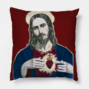 The Sacred Heart of Jesus Christ Pillow