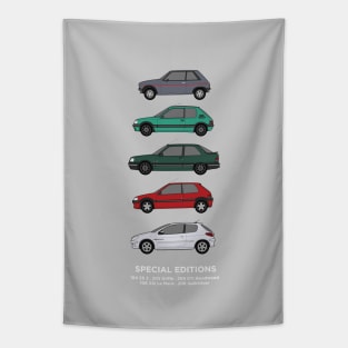 Peugeot special editions classic car collection Tapestry