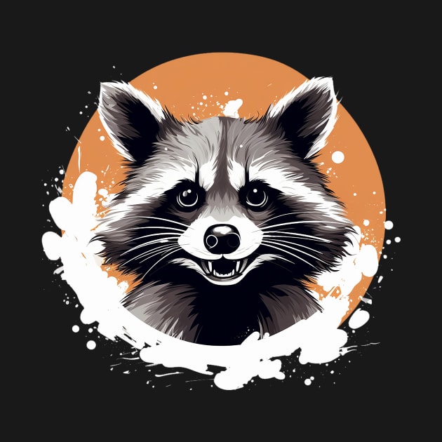 raccoon by lets find pirate