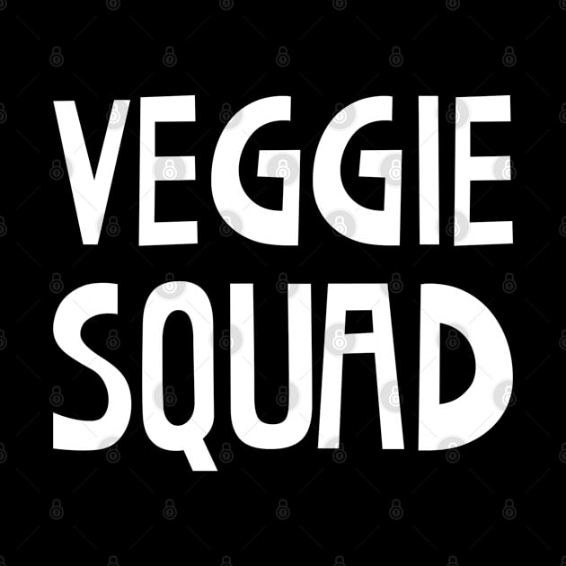 Veggie Squad - White Color by Mandegraph