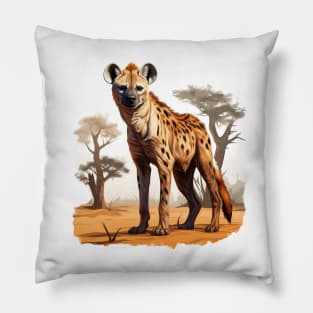 Spotted Hyena Pillow