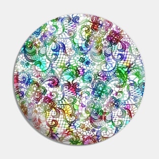 Tie Dye Lace Pin