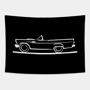 1957 Ford Thunderbird White Tapestry