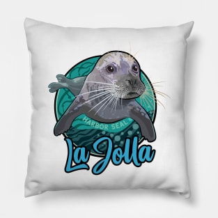 Pacific Harbor Seal La Jolla California Pillow