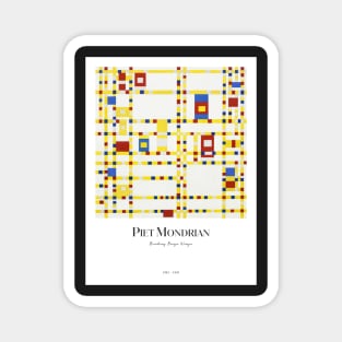 Broadway Boogie Woogie By Mondrian Magnet