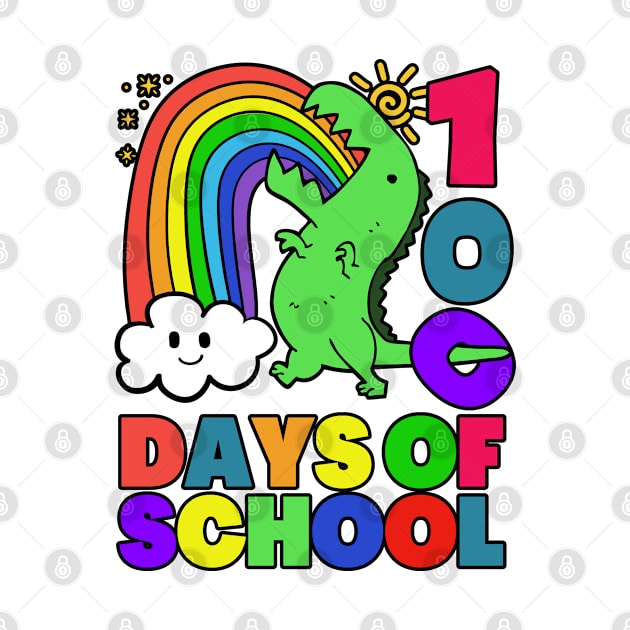 100 days of school trex by mohazain