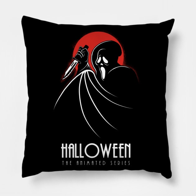 Halloween the animated series Pillow by Dimas Haryo